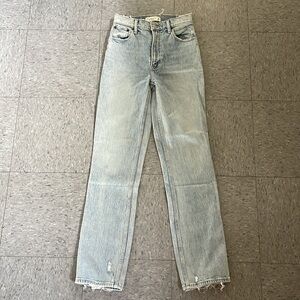 nwot abercrombie 90’s ultra straight high rise size 24 Regular